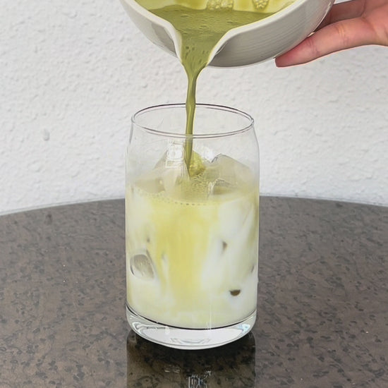 Genmaicha Latte Pour