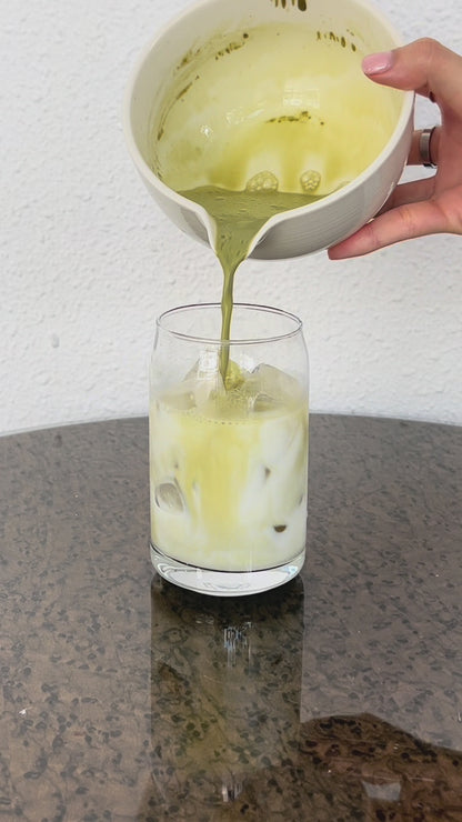 Genmaicha Latte Pour